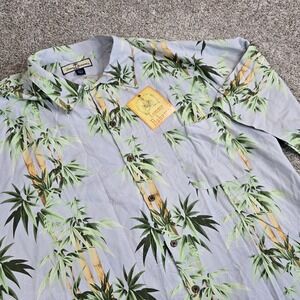 TOMMY BAHAMA Mens 100% THIN Silk S/S LUXURY HAWAIIAN SHIRT Mens 3XL